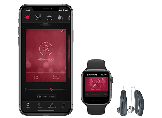 Smart 3D iPhone montre aide auditive